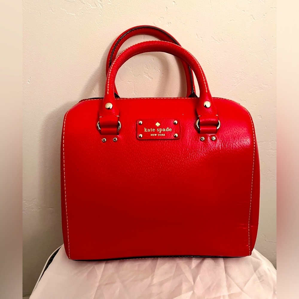Kate Spade Red Wellesley Alessa Bag